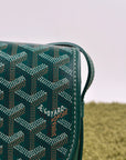 Borsa Goyard Belvedere PM in tela Goyardine Verde
