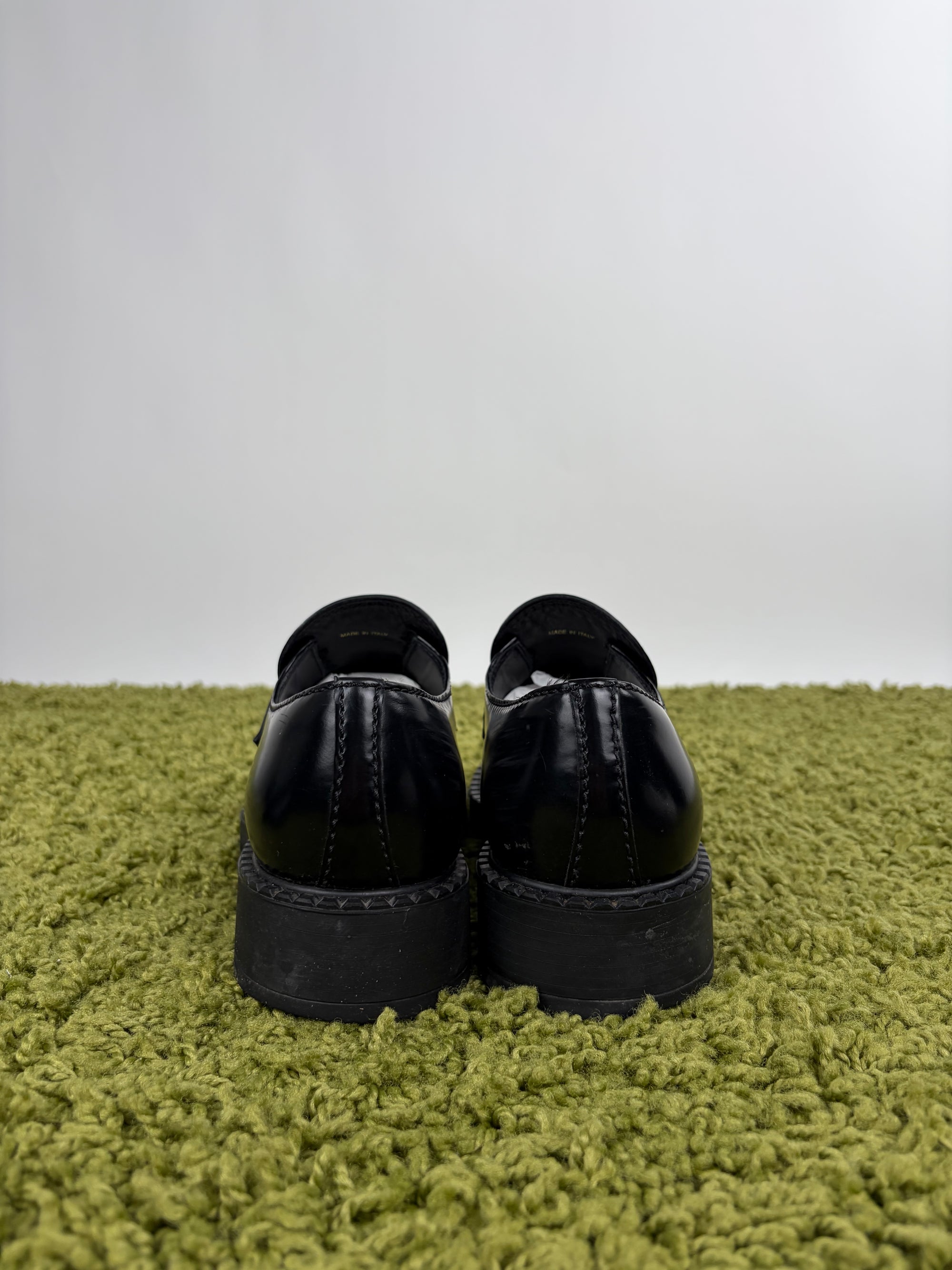 Mocassino Prada Size 7.5=41.5 neri