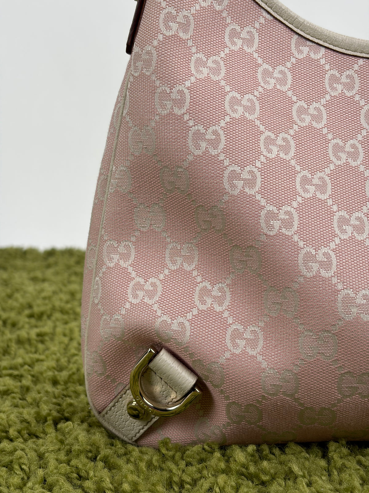 Borsa Gucci Abbey D-Ring Hobo Rosa