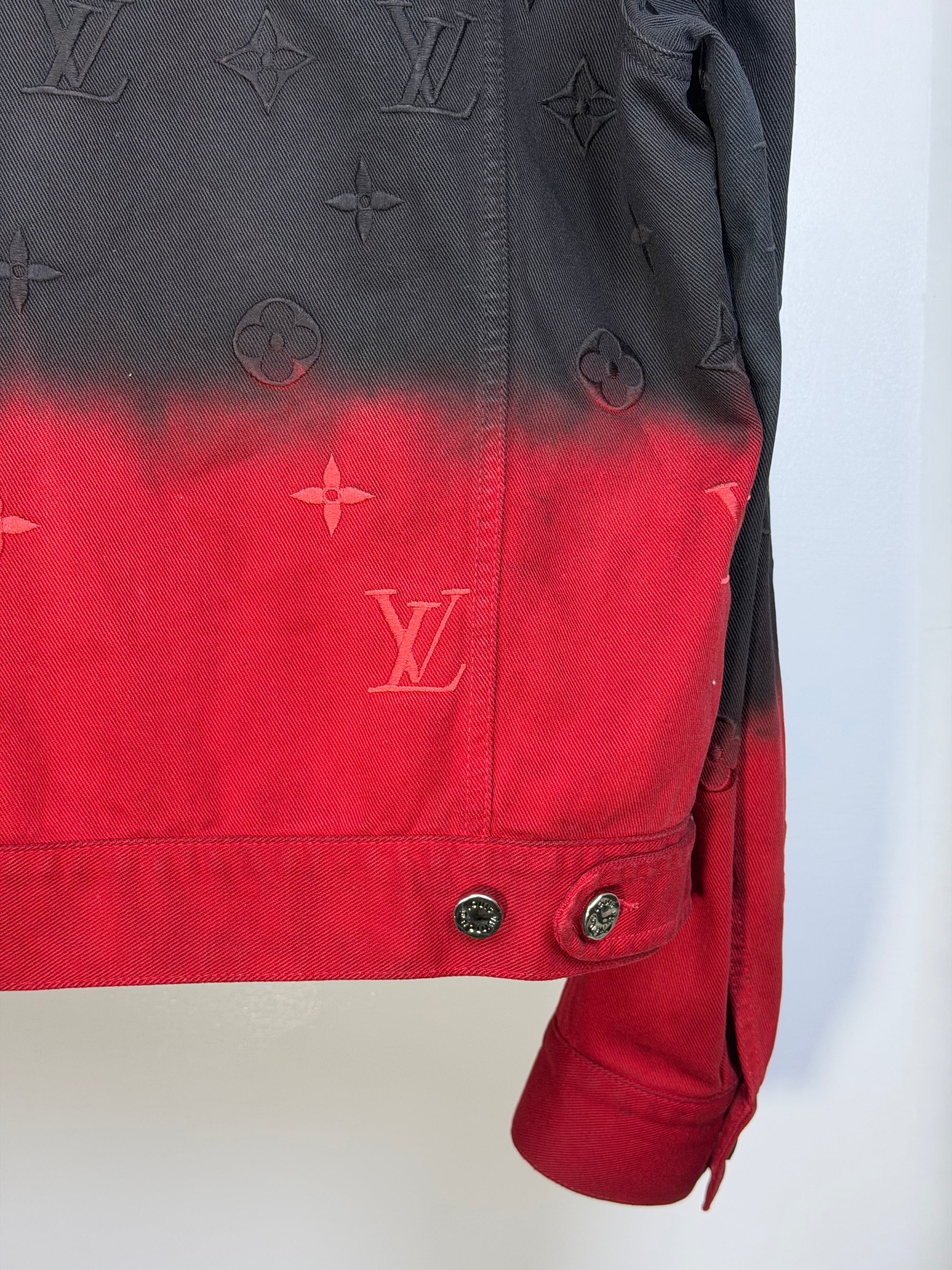 Giacca Louis Vuitton Size 52=XL nera e rossa