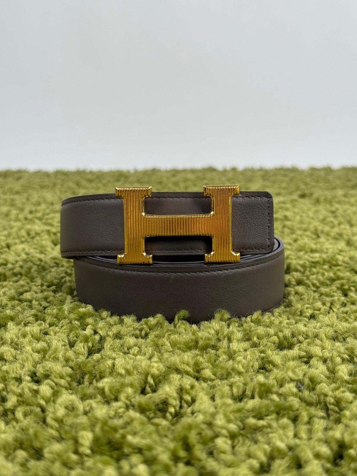 Hermès Cintura in pelle marrone - Second Hand Di Fiore