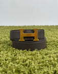 Hermès Cintura in pelle marrone