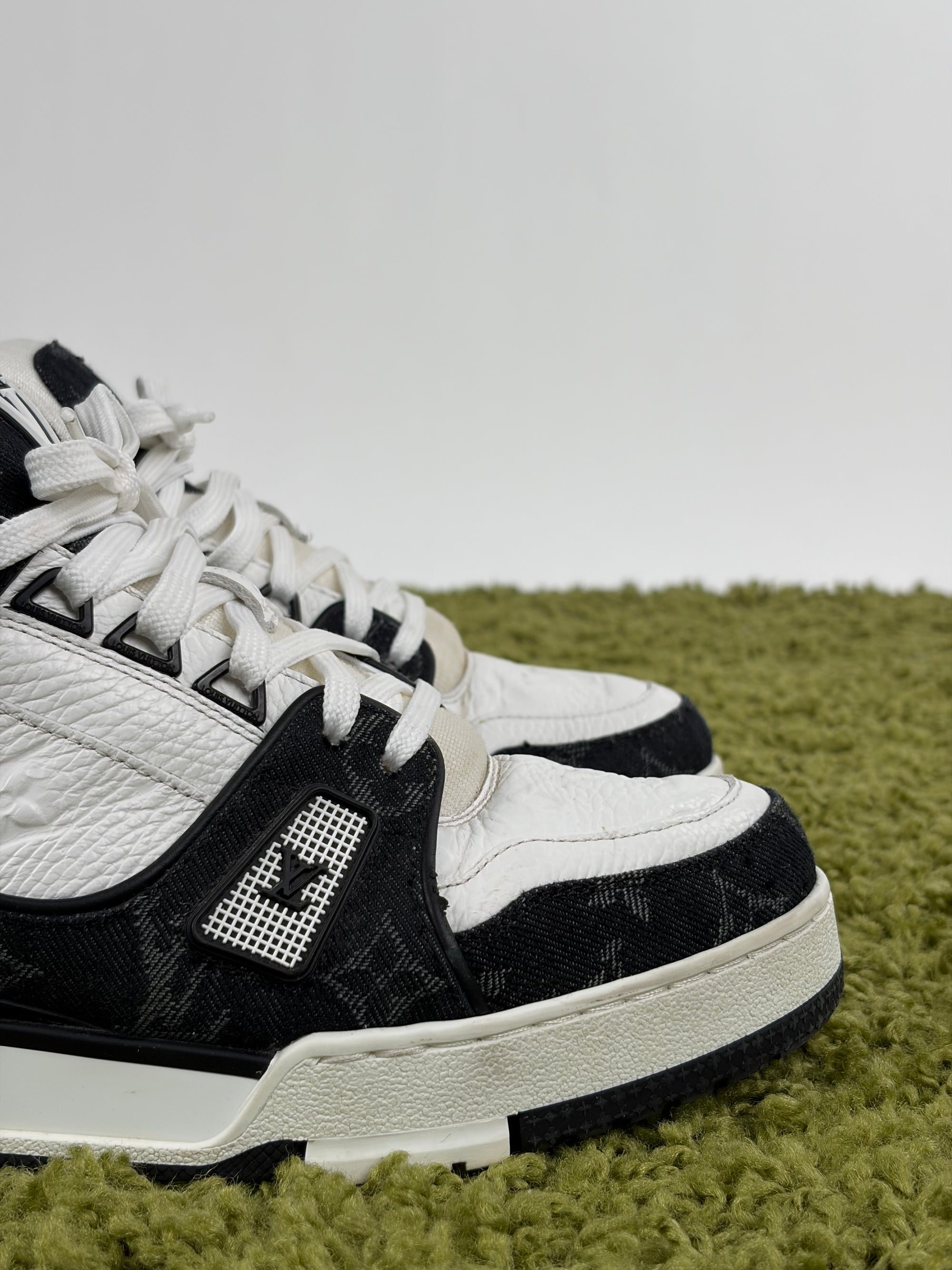 Louis vuitton Trainer Size 7.5=41.5 calza 42.5 nera e bianca