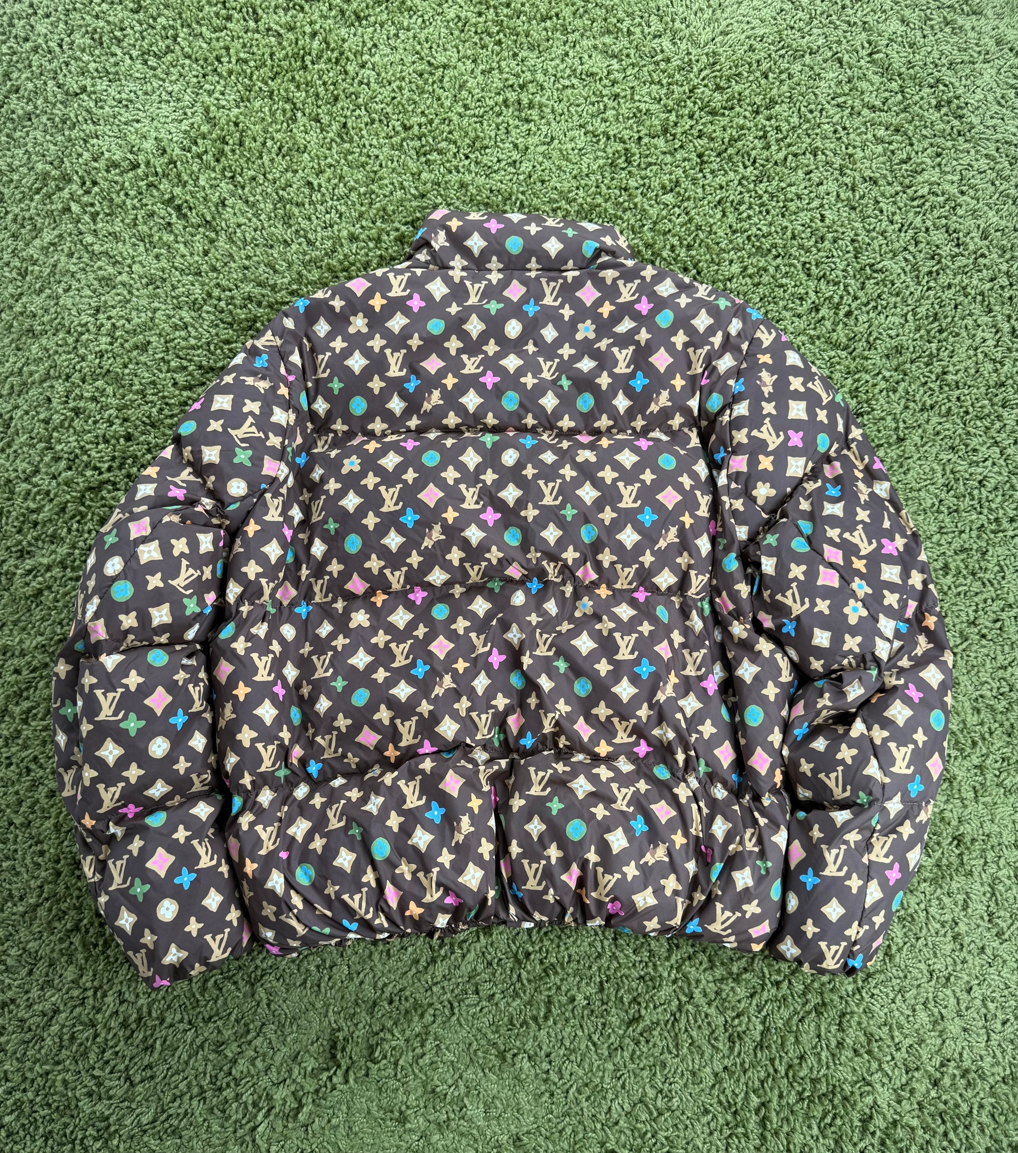 Giubbotto Louis Vuitton Marrone Multicolor 48