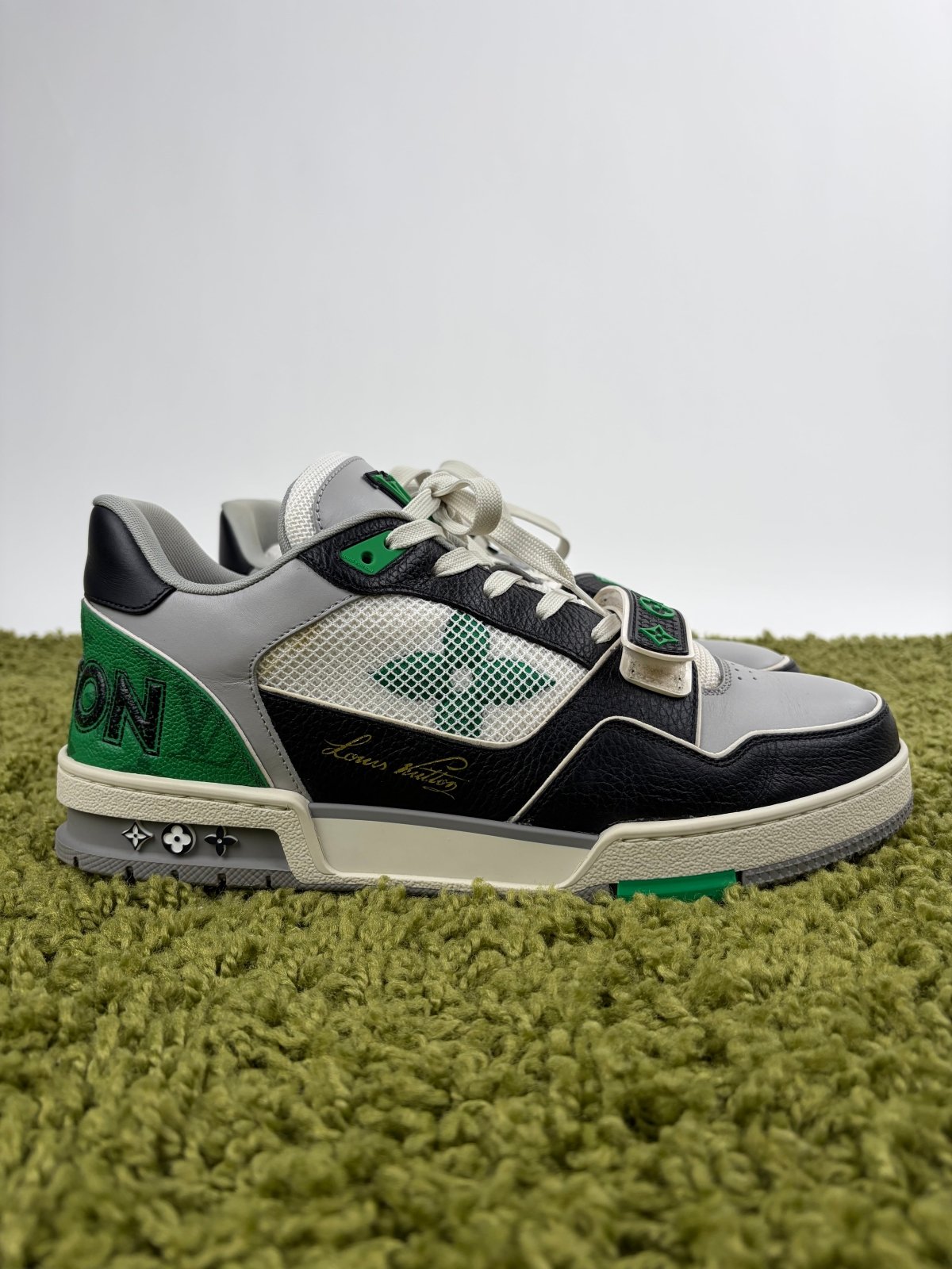Louis Vuitton Trainer Nera Multicolor 9 - Second Hand Di Fiore