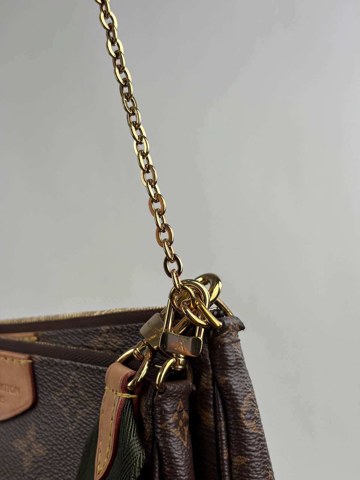 Borsa Louis Vuitton Multi Pochette Marrone