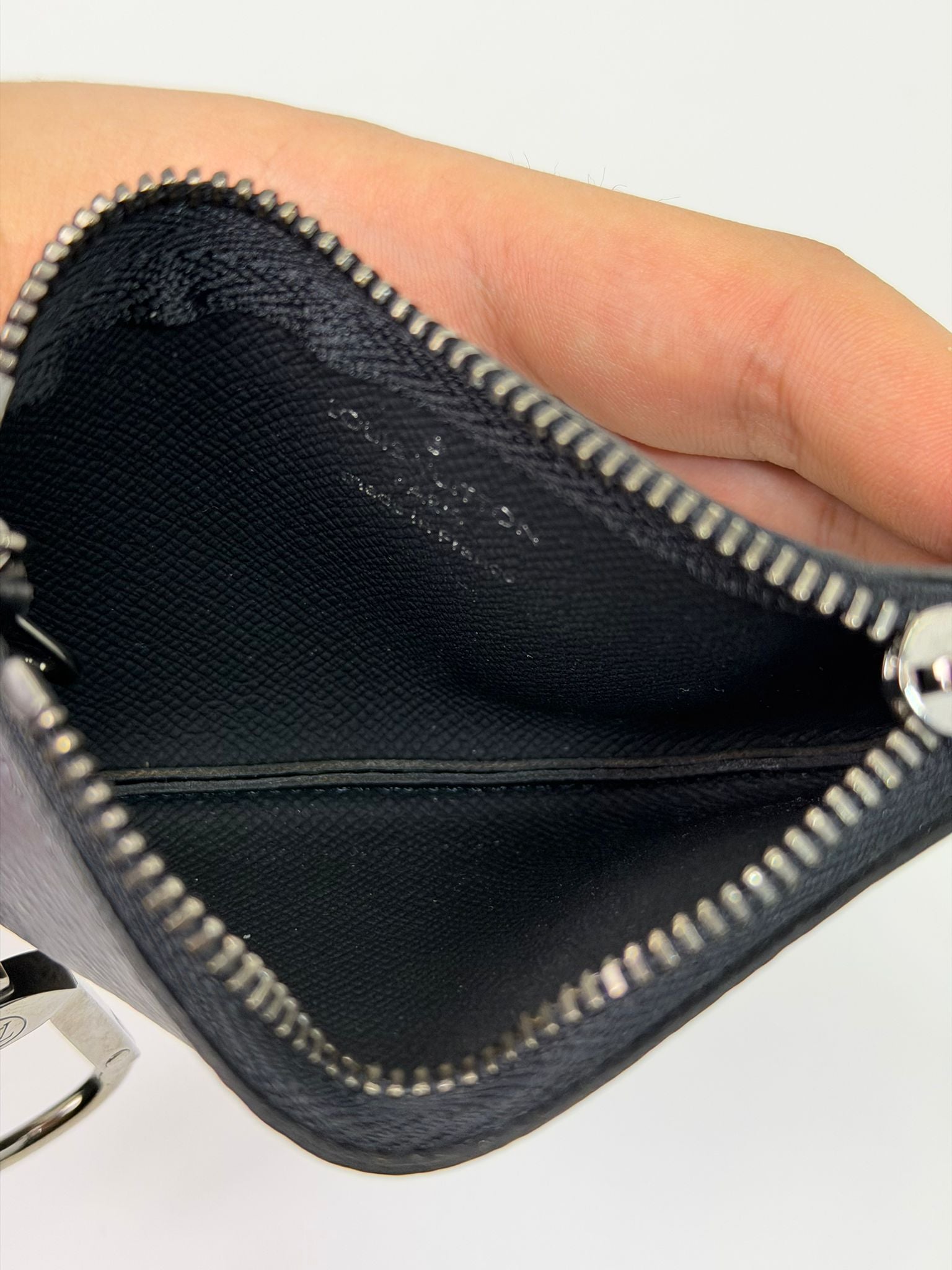 Portamonete Louis Vuitton nero e grigio
