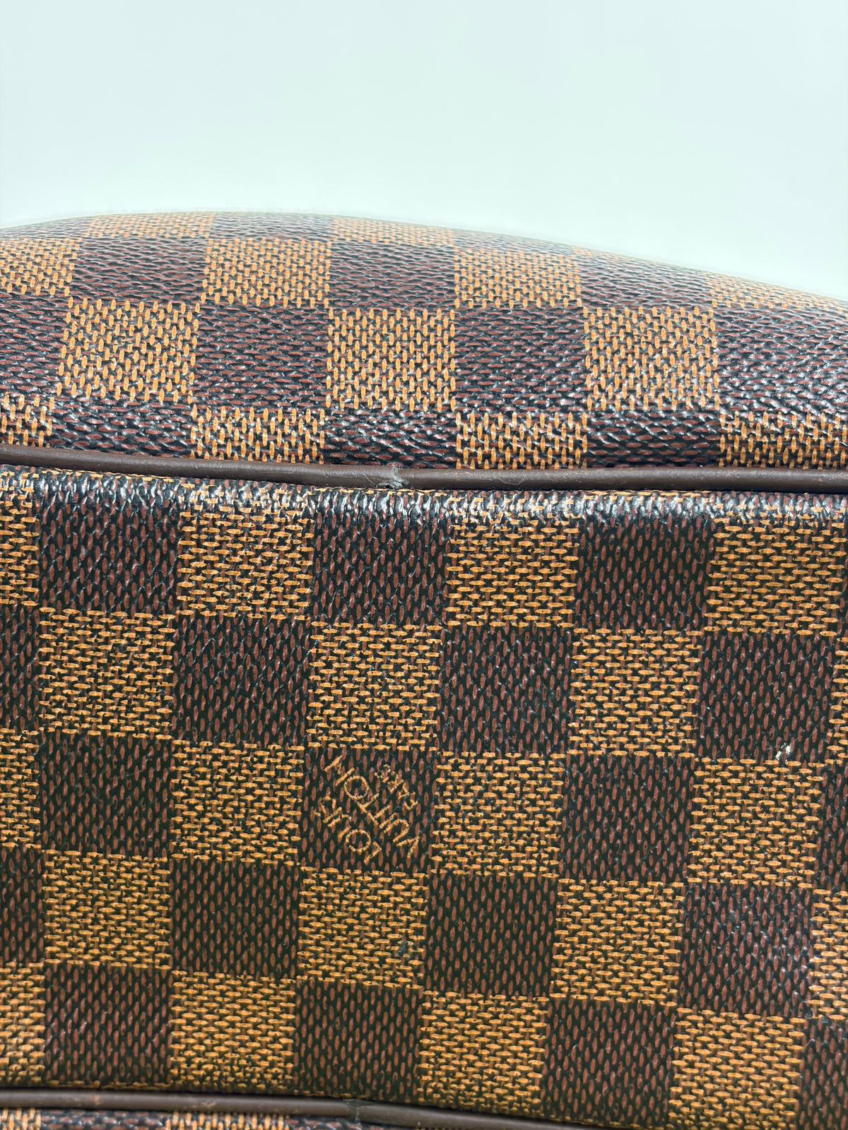 Beauty Case Louis Vuitton in tela Damier Marrone