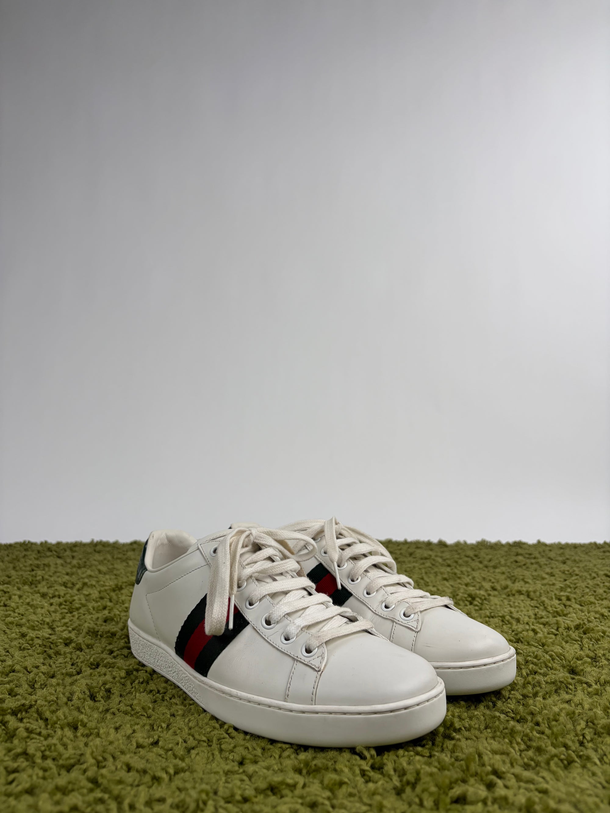 Gucci Ace Size 39 bianche verdi e rosse