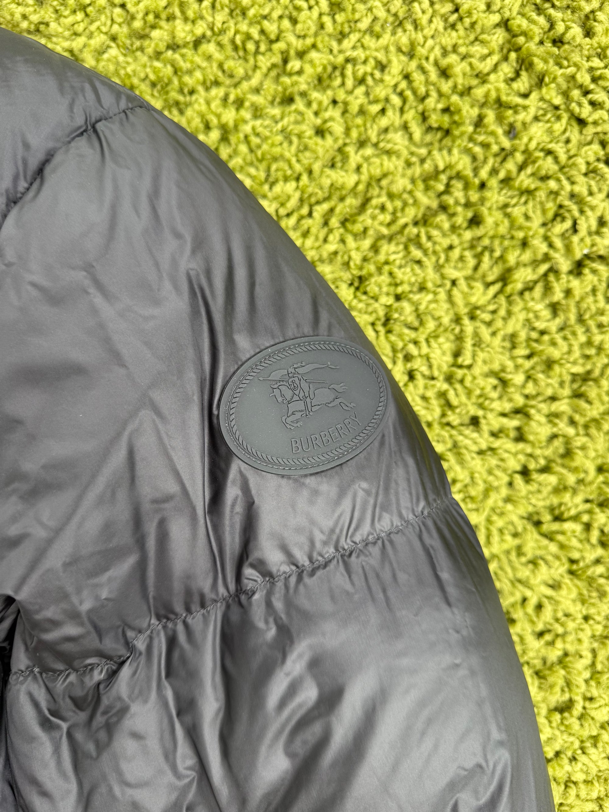 Piumino Ambleside Check Burberry Beige Nero L