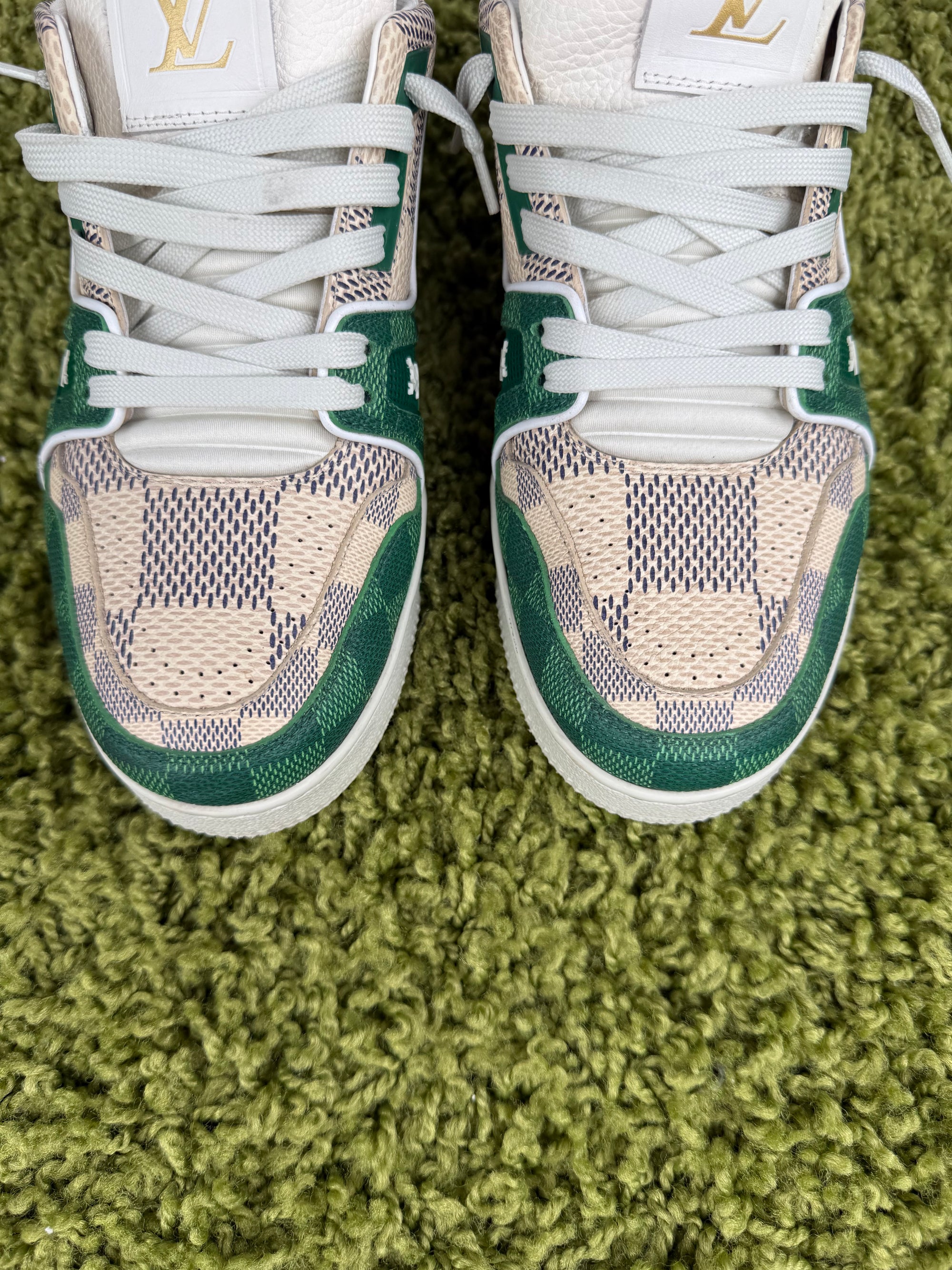 Louis Vuitton Trainer Verde 6.5