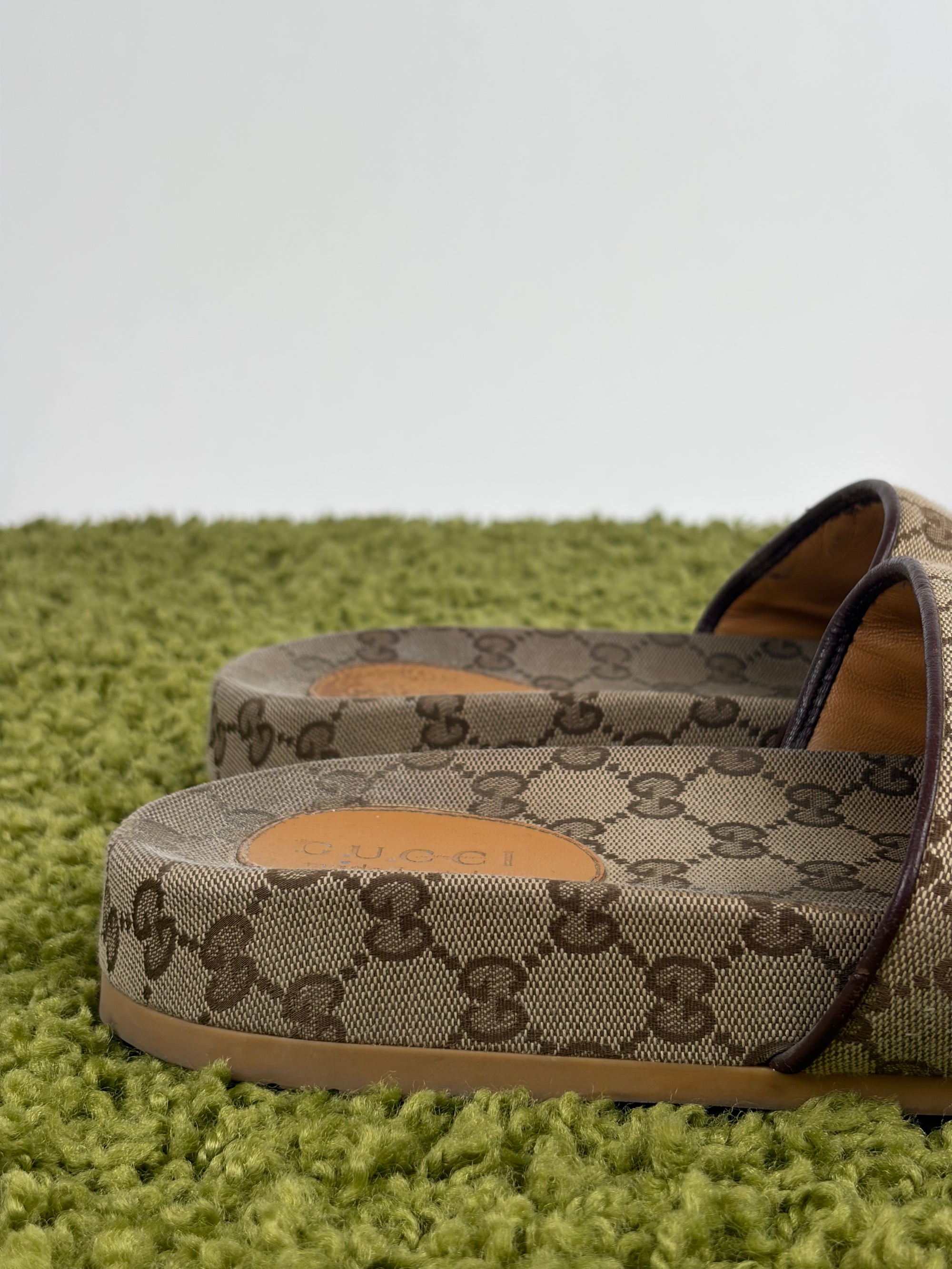 Sandali Gucci Size 10=44 beige e marroni