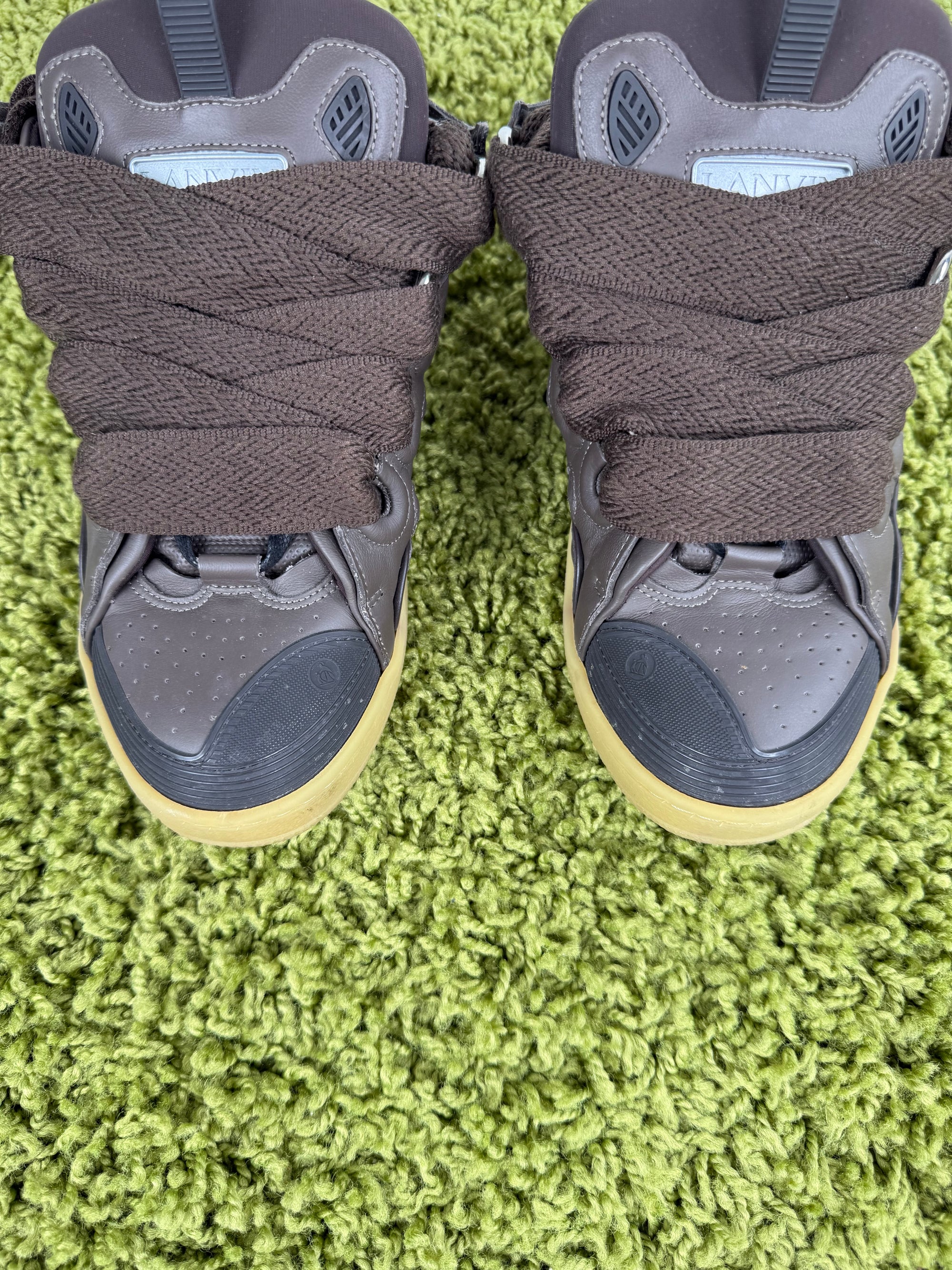 Lanvin Curb Sneaker Marrone 43