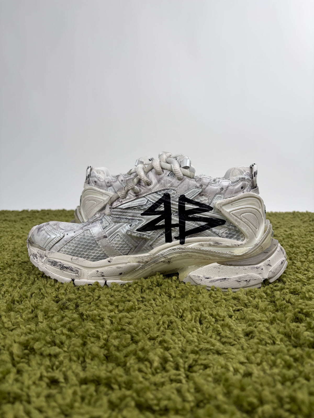 Balenciaga Runner Graffiti Grigio 41