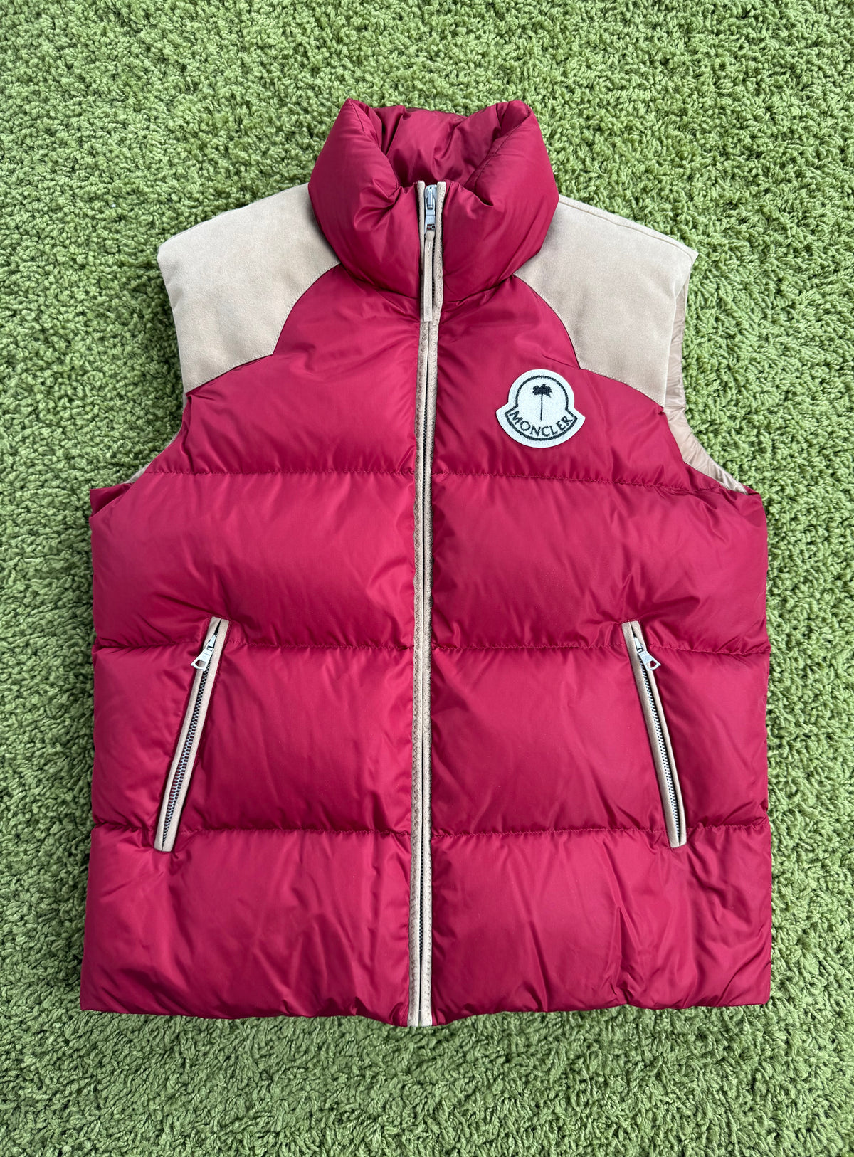 Smanicato Moncler Kamakou Moncler Genius X Palm Angels Rosso 3