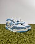 Louis Vuitton Trainer In Denim Azzurra 8