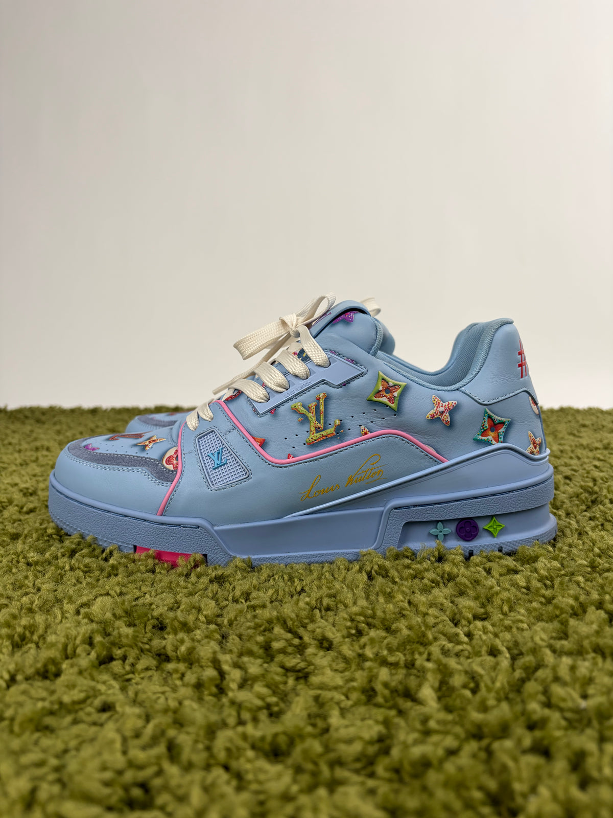 Louis Vuitton Trainer azzurro 7.5