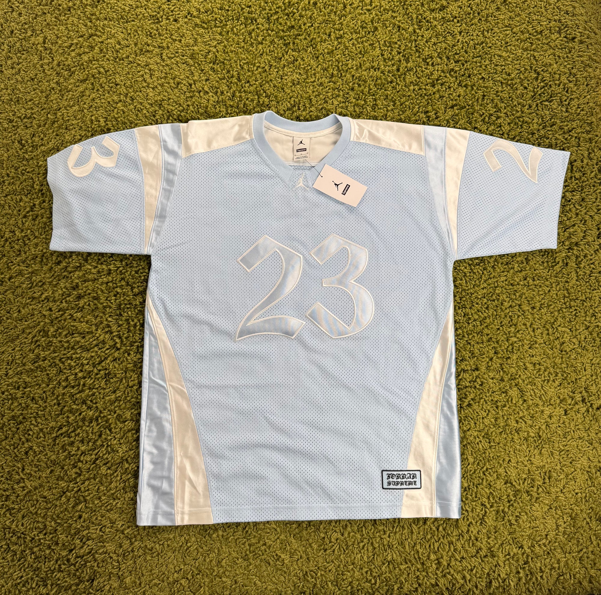 Completo Supreme X Jordan Azzurro Jersey M Pantaloncino M