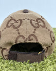 Cappello Gucci marrone e beige