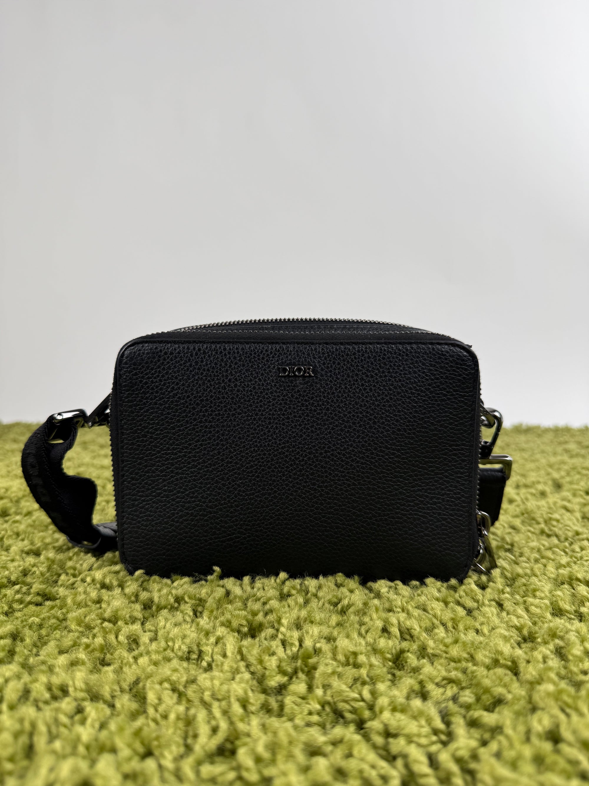 Pochette a tracolla CD icon Christian Dior Nero