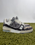 Louis Vuitton Trainer Denim Grigia 7 - Second Hand Di Fiore