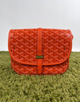 Borsa Goyard Belvedere PM in tela Goyardine Arancione