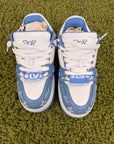 Louis Vuitton Trainer Maxi in Denim azzurro 38