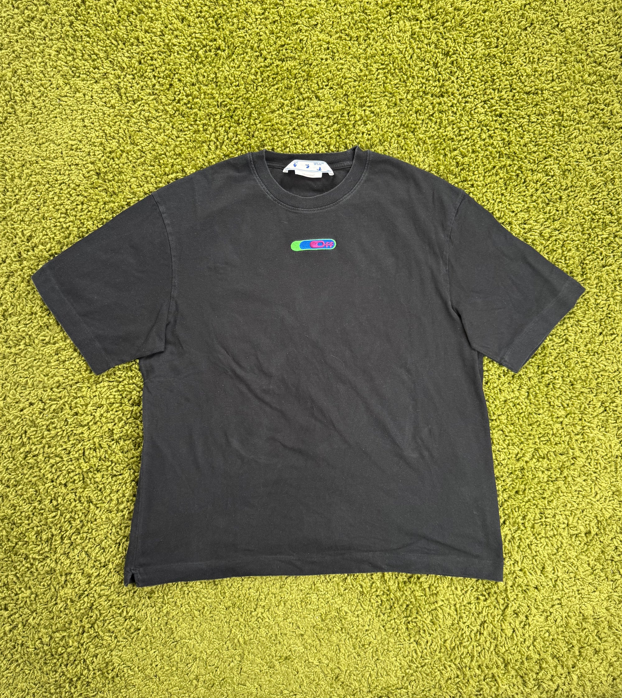 T-Shirt Weed Arrows Off White Nera M