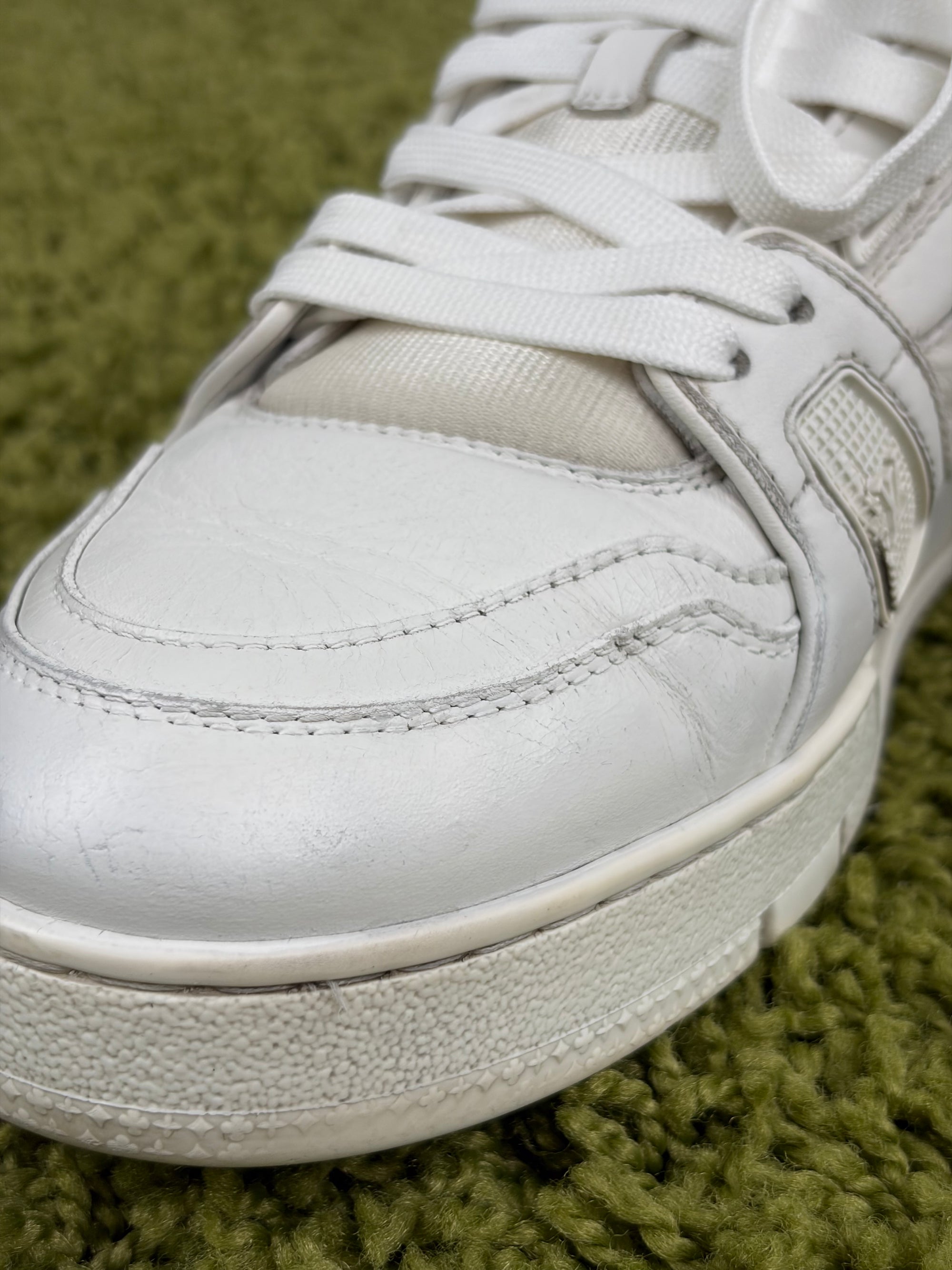 Louis vuitton trainer Size 8=42 calza 43 bianca