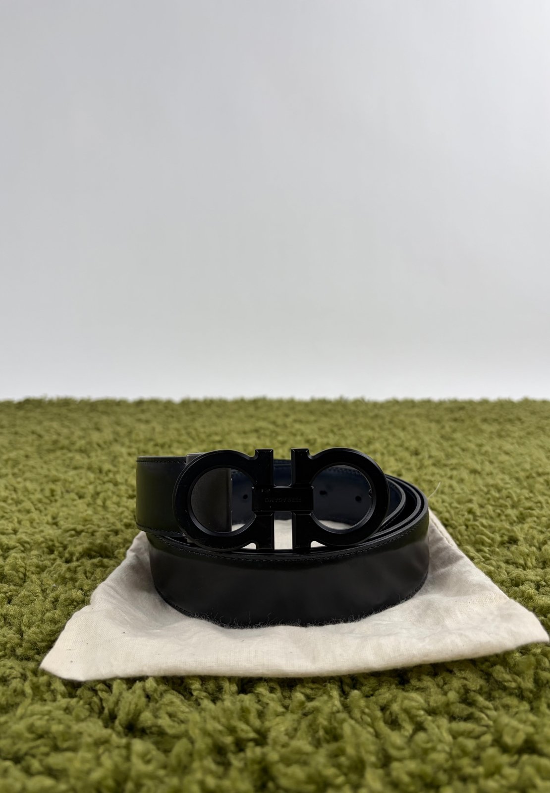 Cintura Ferragamo 123cm Nera - Second Hand Di Fiore