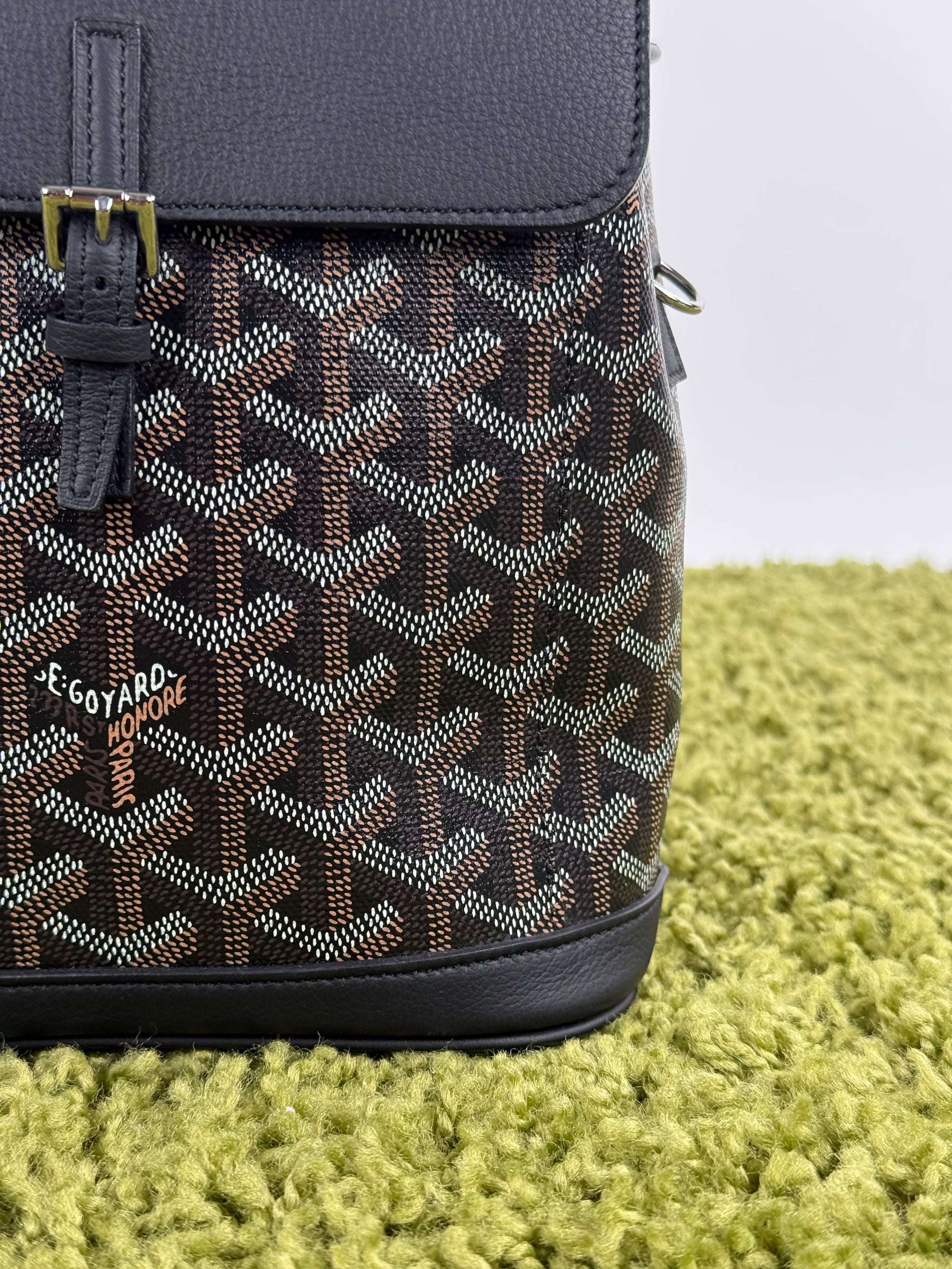 Zaino Goyard Alpin Mini in tela Goyardine Goyard Nero