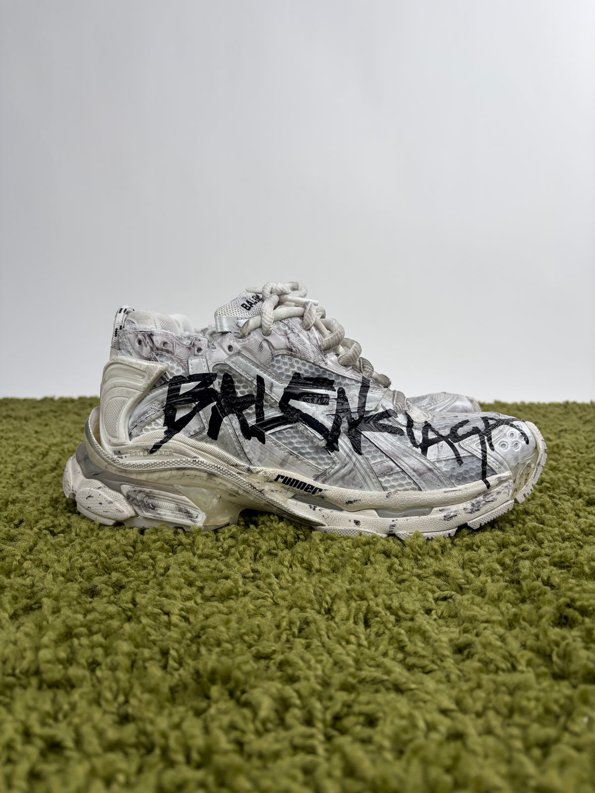 Balenciaga Runner Graffiti Grigio 41