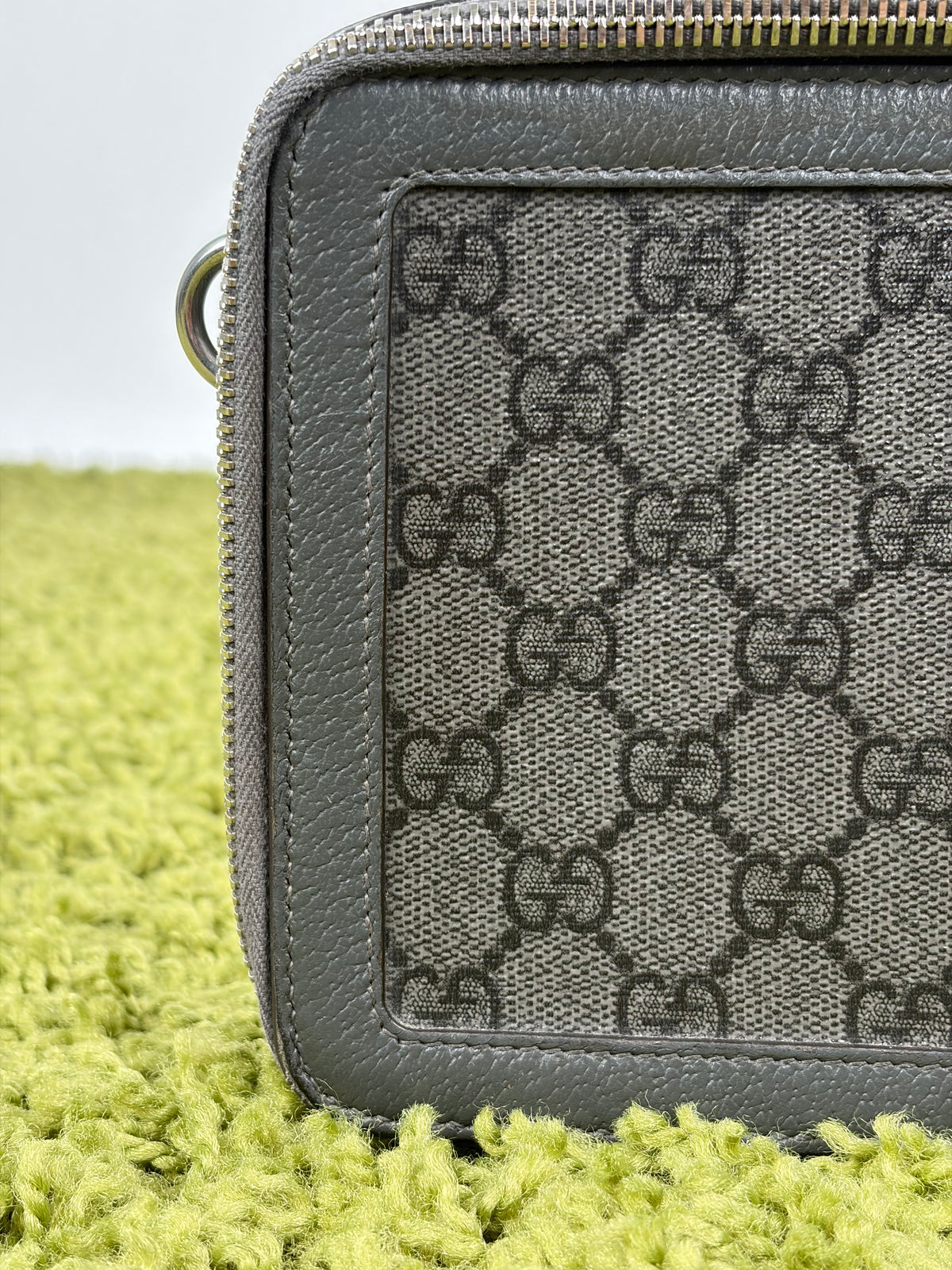 Borsa Gucci Ophidia in Tela GG Verde con tracolla rimovibile