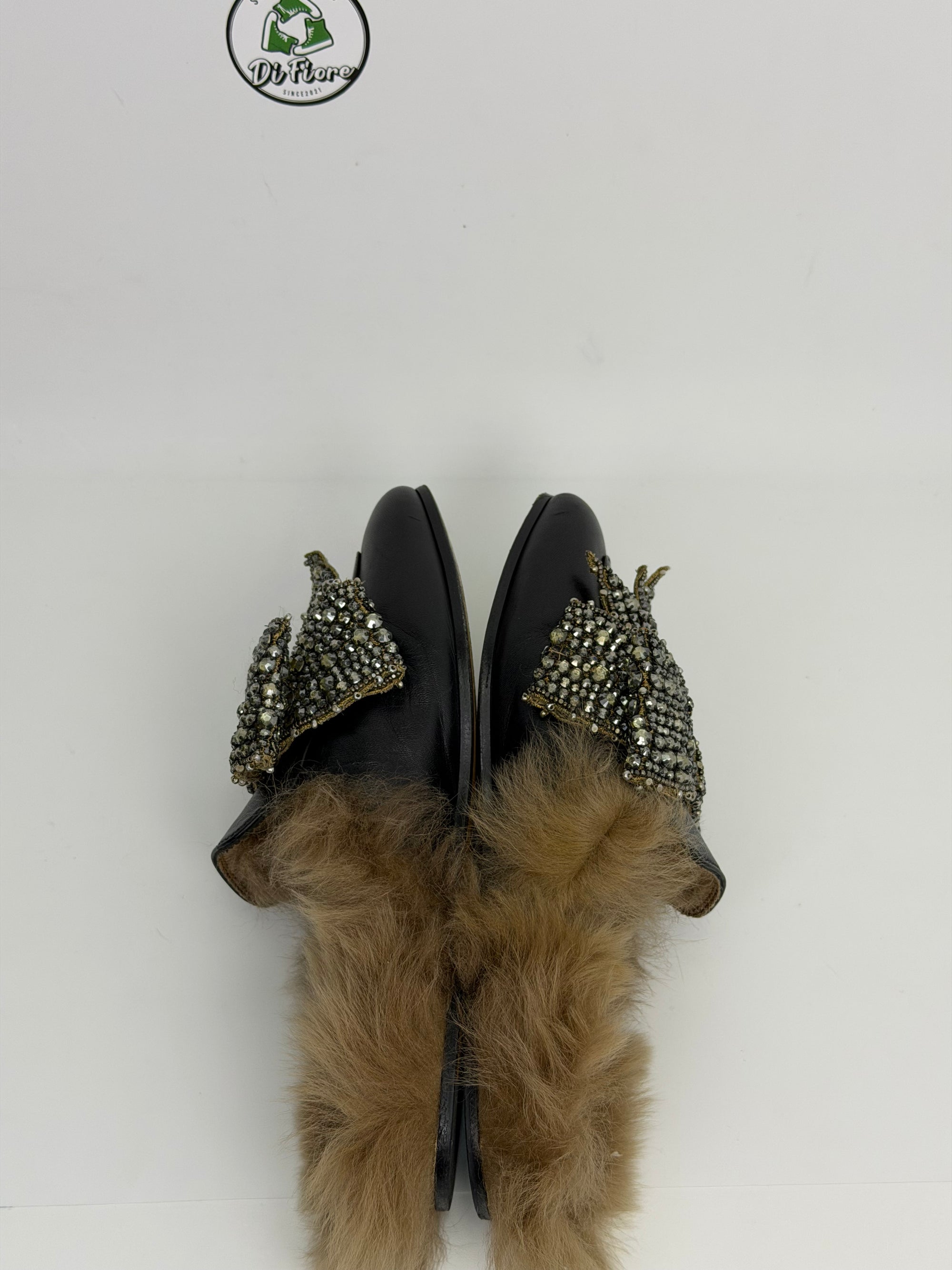 Mocassino femminile Size 36.5 nero e marrone