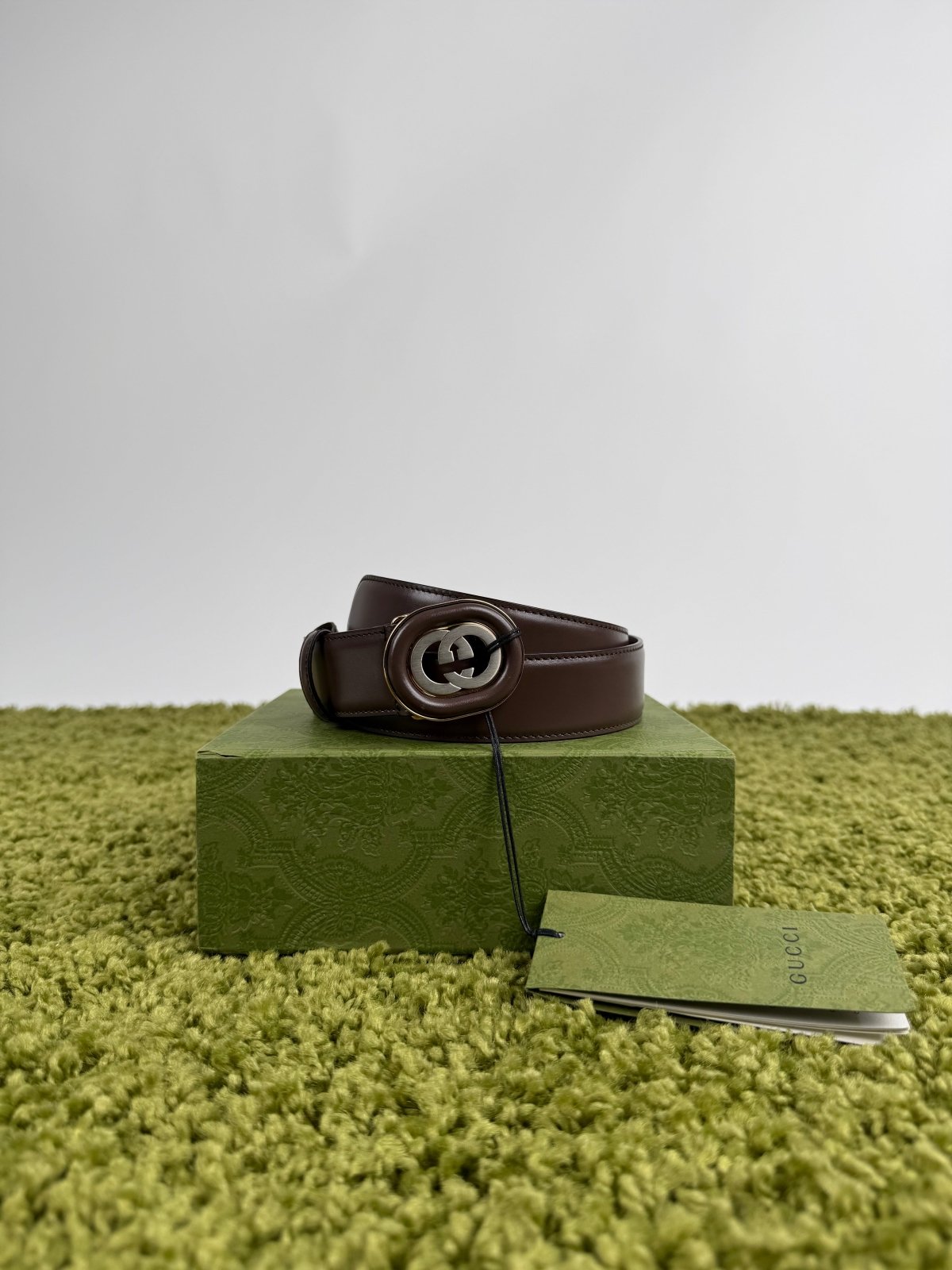 Cintura Gucci in pelle marrone - Second Hand Di Fiore