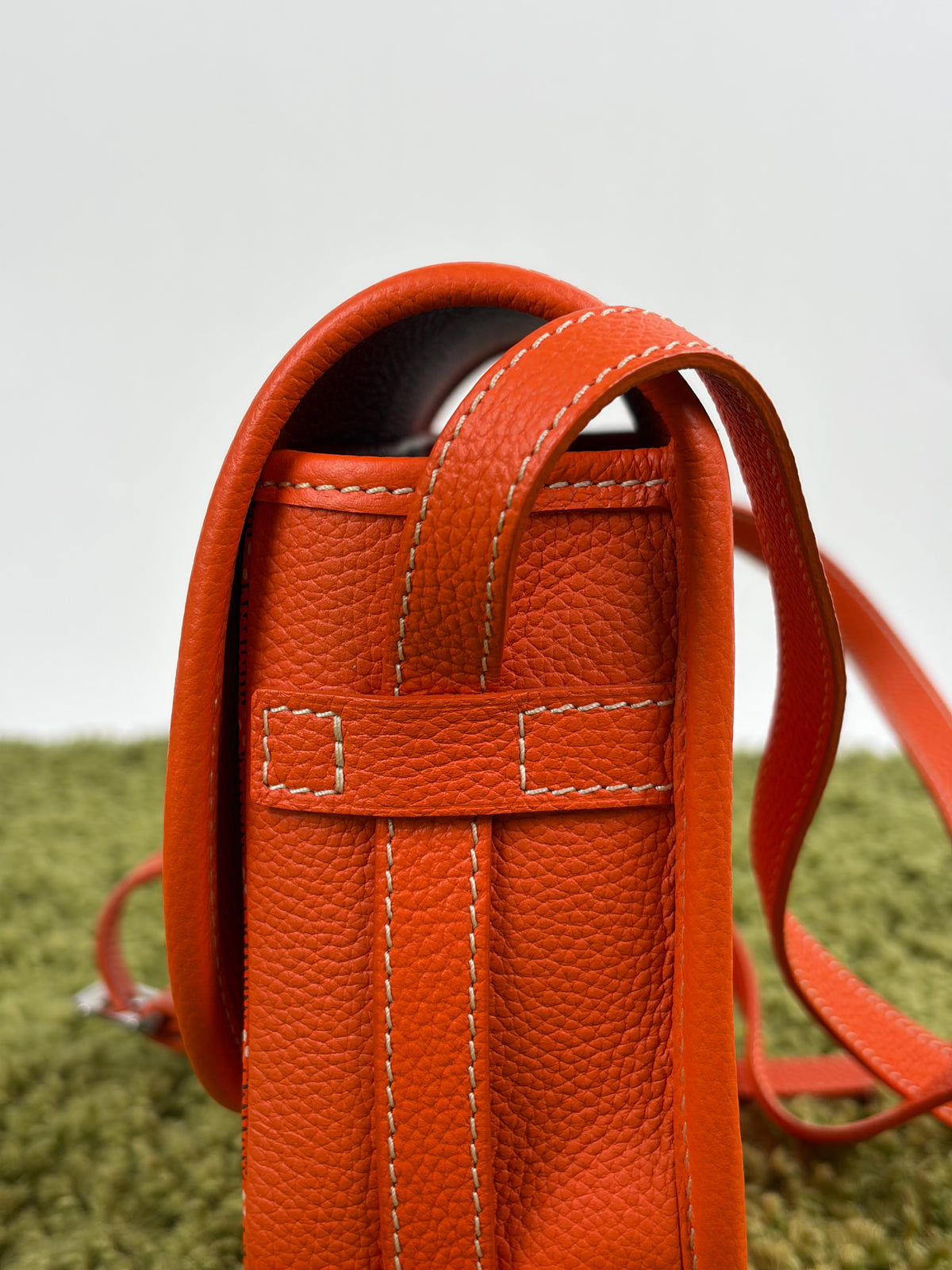 Borsa Goyard Belvedere PM in tela Goyardine Arancione