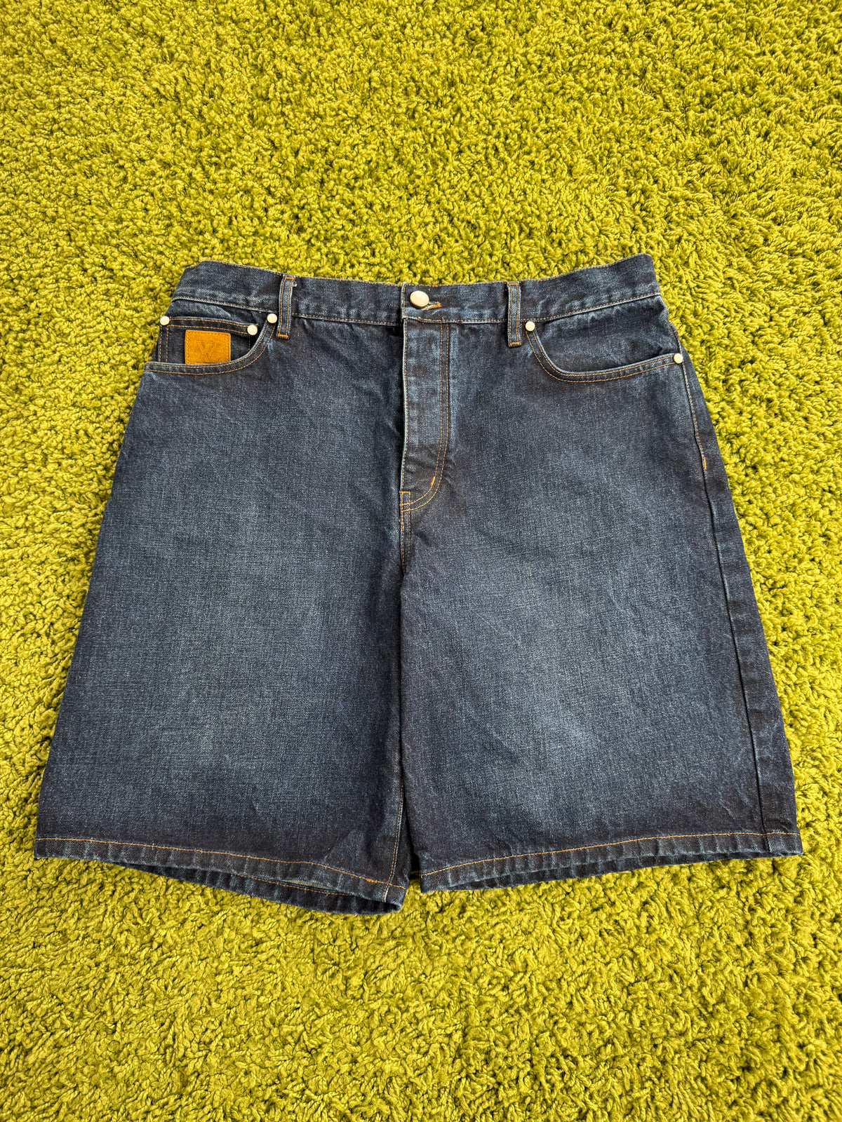 Pantaloncino Louis Vuitton in Denim Blu 34