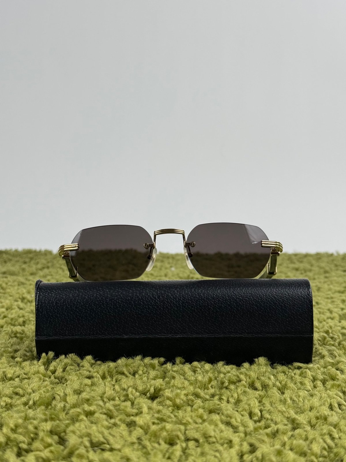 Occhiali Cartier Premiere Con aste in corno Nere - Second Hand Di Fiore