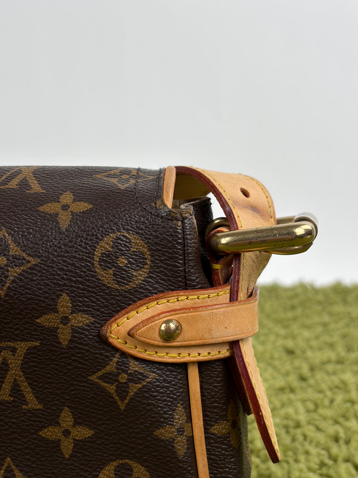 Borsa Monogram Hudson PM Louis Vuitton Marrone