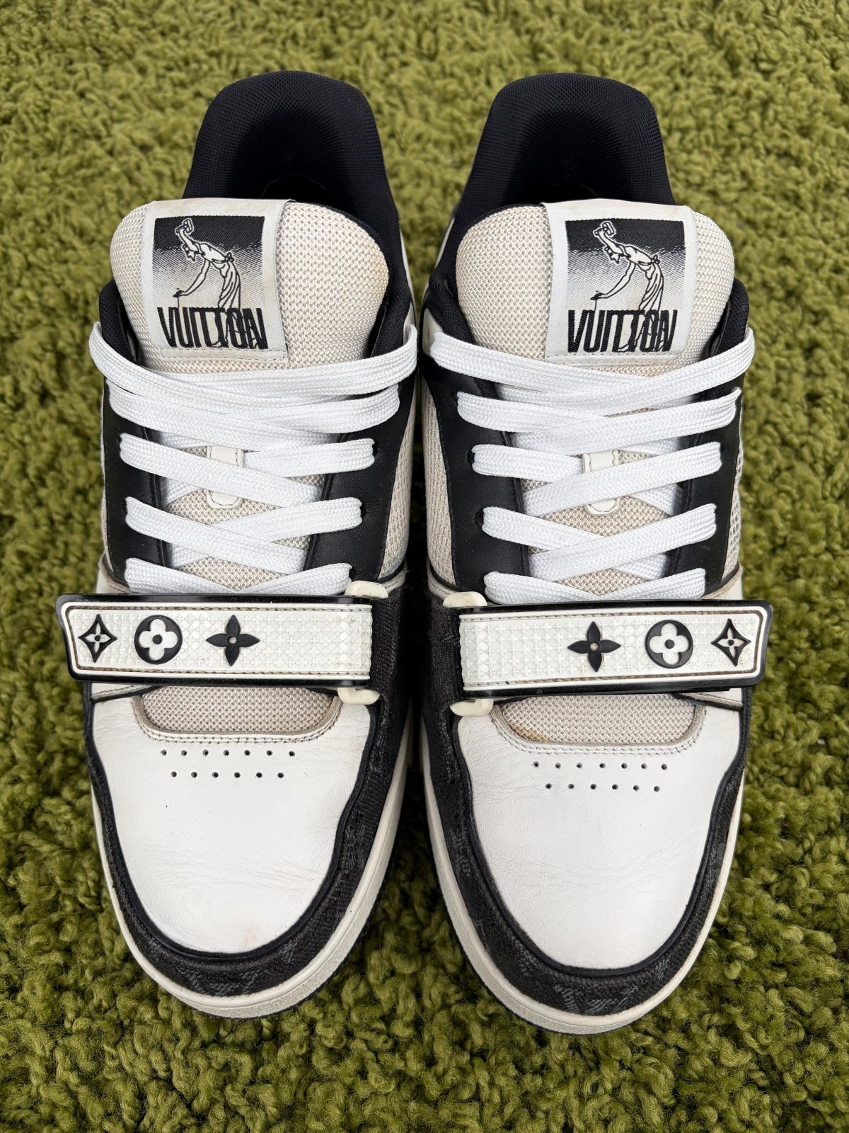 Louis Vuitton Trainer Denim Nera 7 - Second Hand Di Fiore