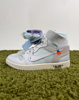 Nike Air Jordan 1 High X Off White Alaska 44