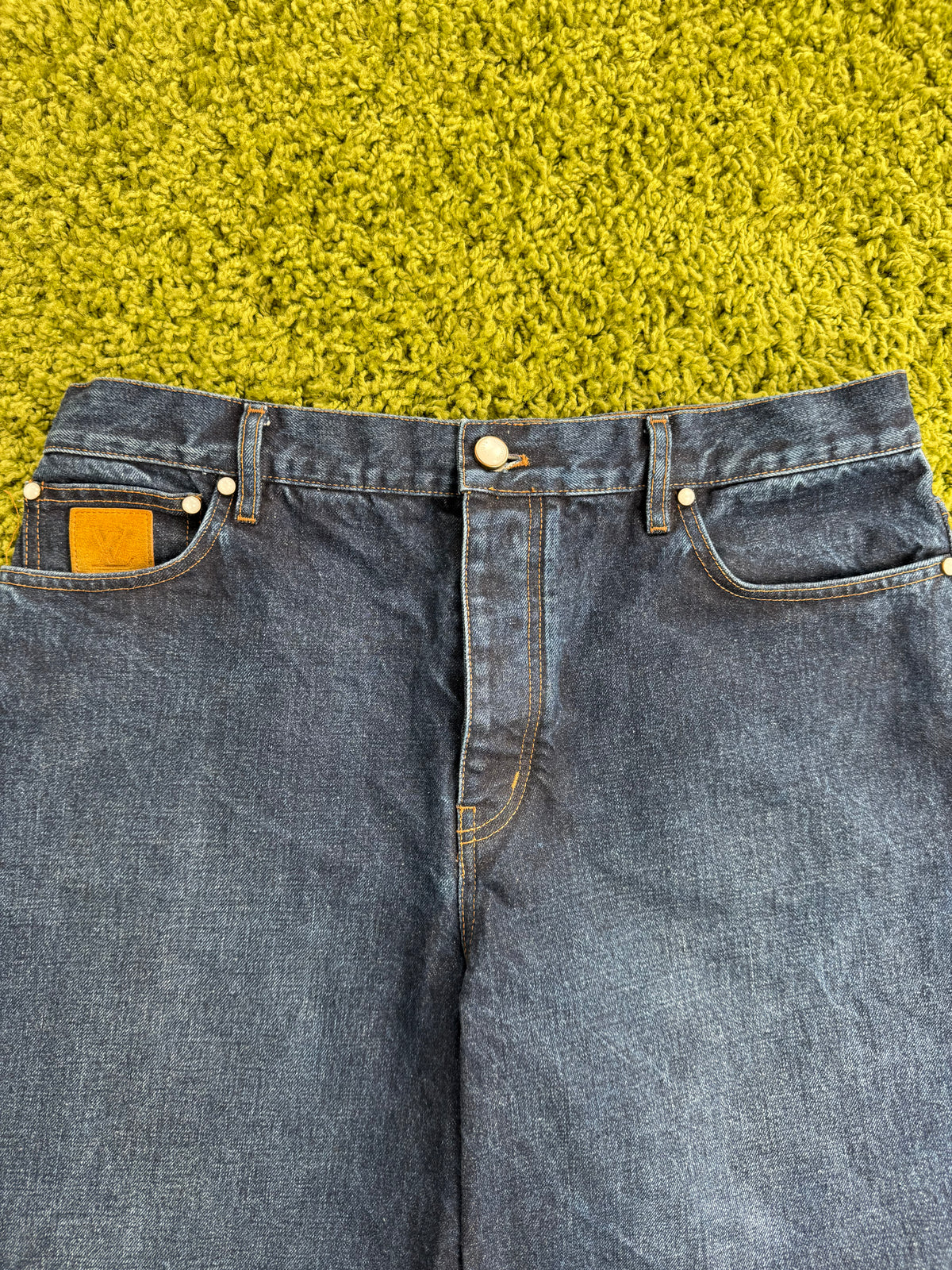 Pantaloncino Louis Vuitton in Denim Blu 34