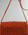 Borsa Goyard Belvedere PM in tela Goyardine Arancione