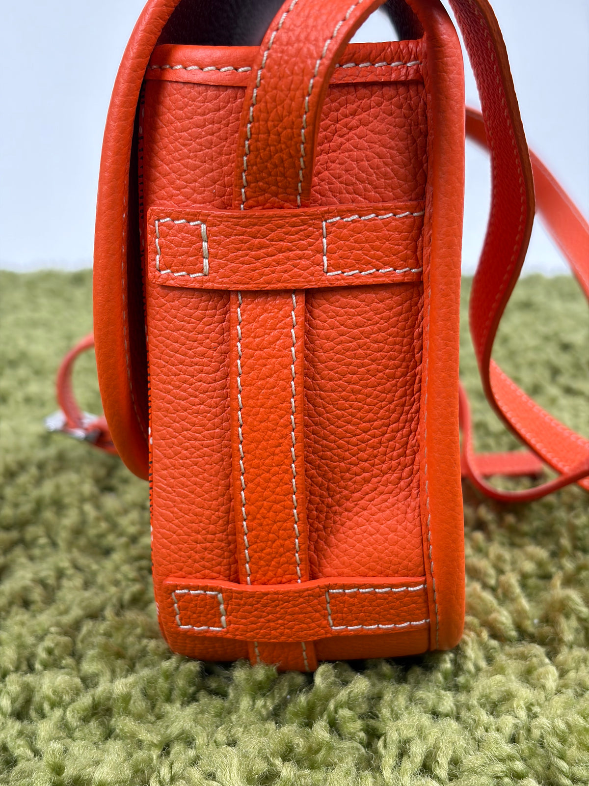 Borsa Goyard Belvedere PM in tela Goyardine Arancione