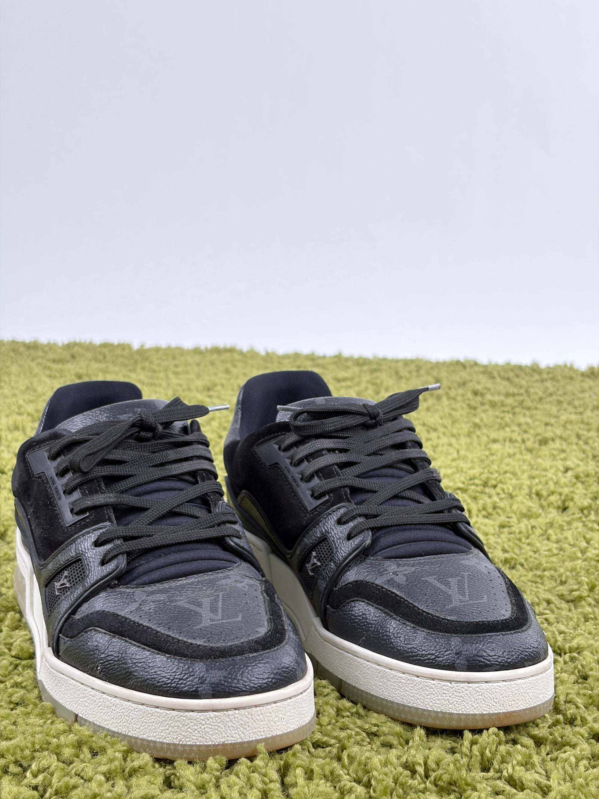 Louis vuitton trainer Size 6.5=41.5 calza 42.5 nere e bianche