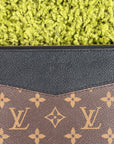 Pochette Louis Vuitton marrone e nera