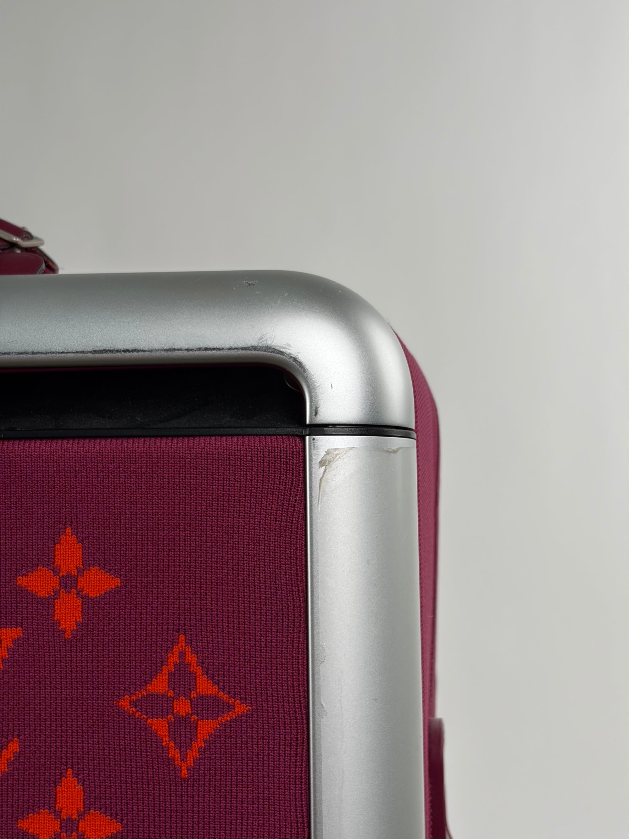Trolley louis vuitton horizon 55 fucsia e arancione