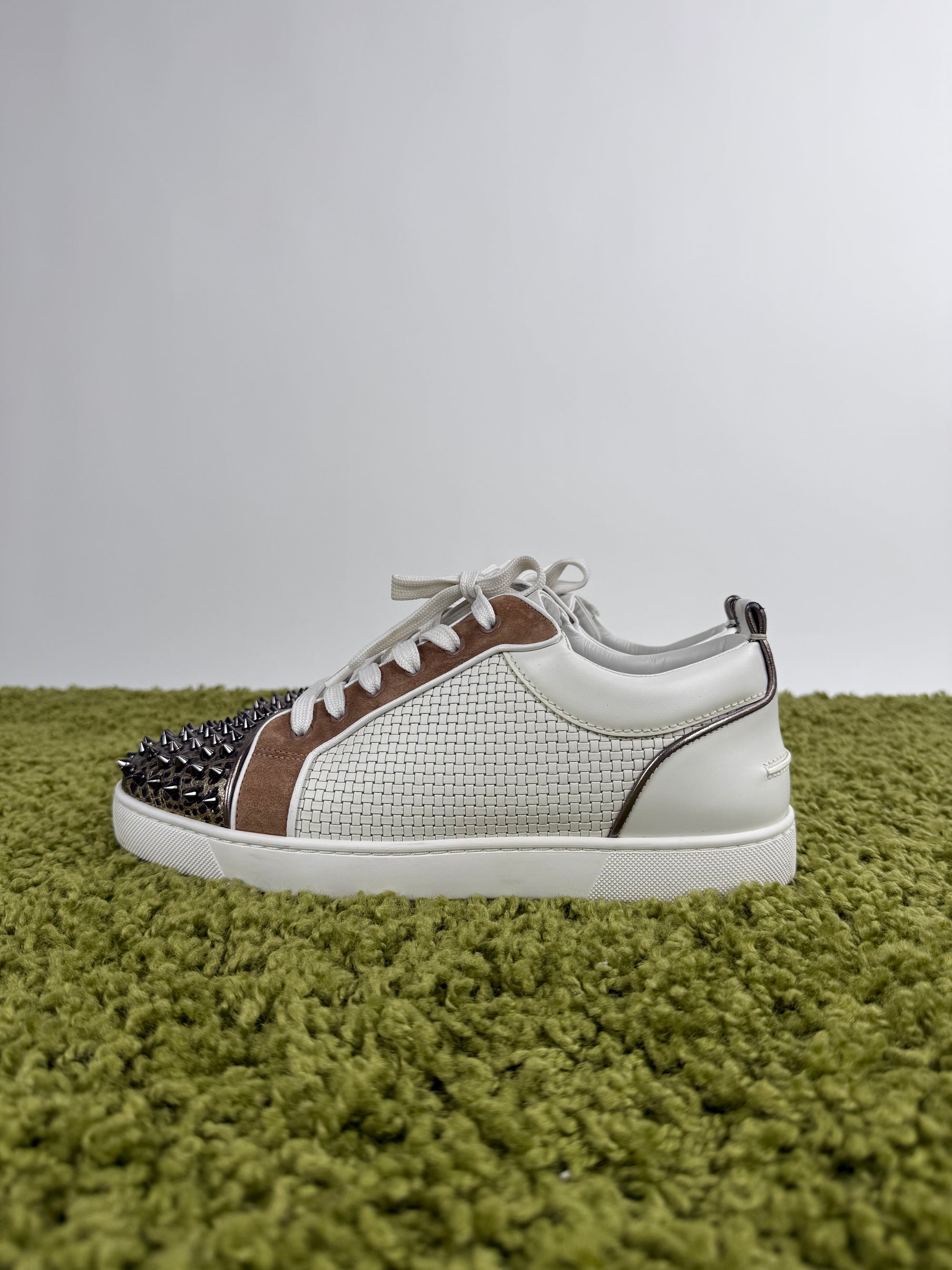 Christian Louboutin Spikes Bianco multicolor 43