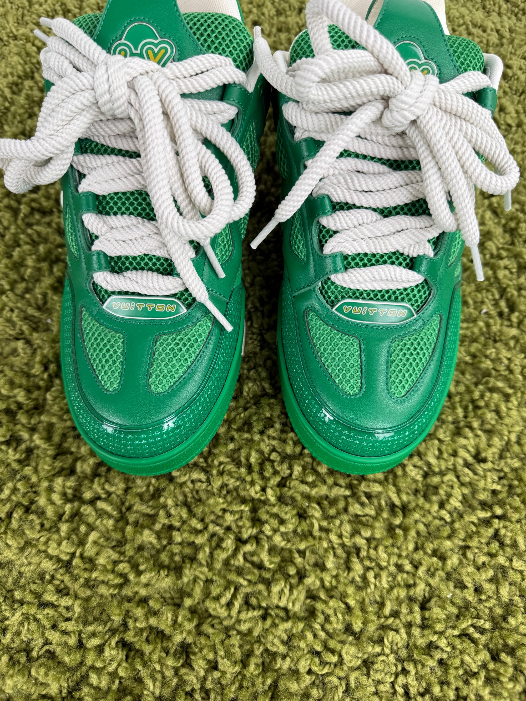 Louis Vuitton Skate Verde 7.5