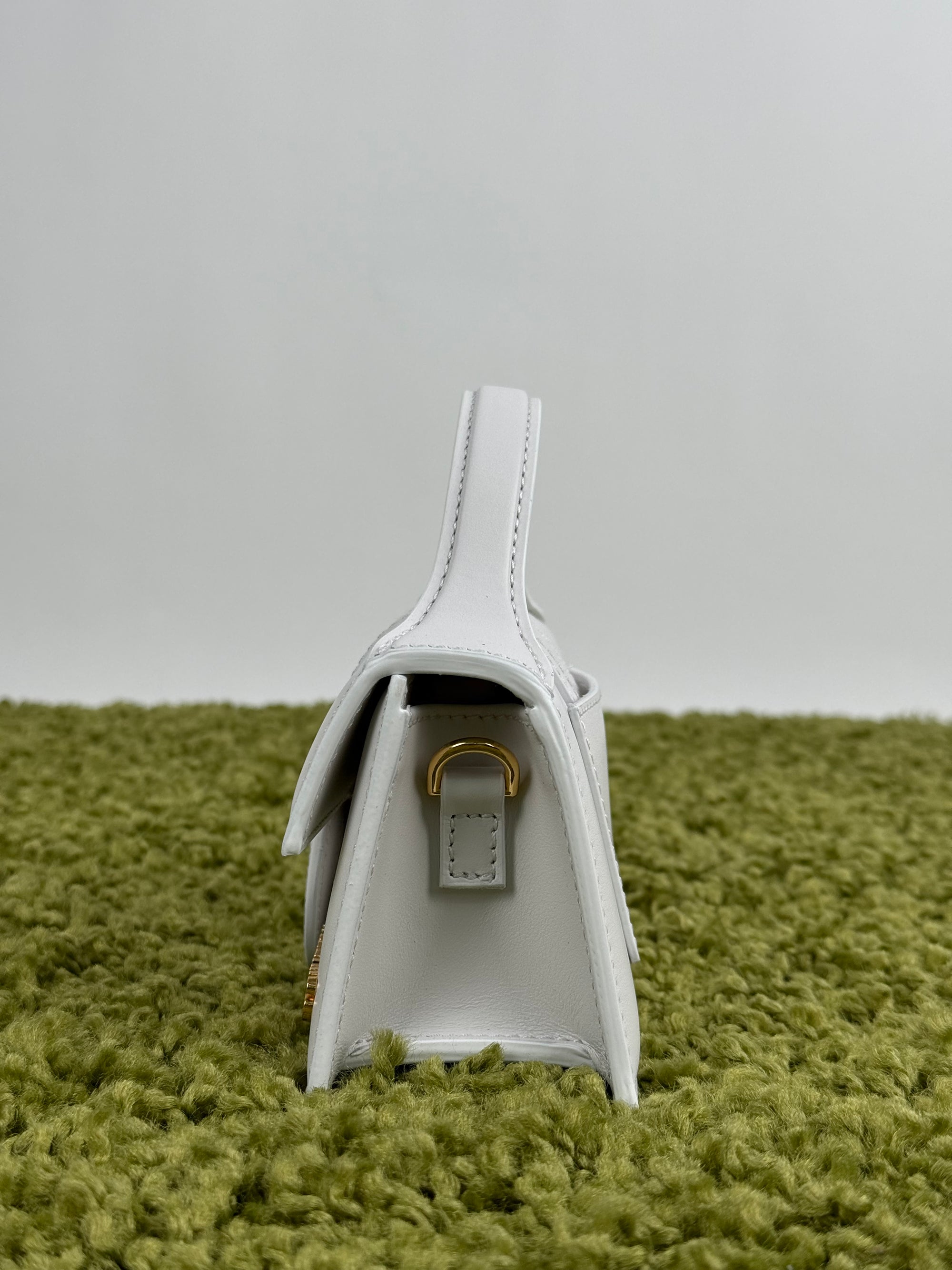 Borsa mini Jacquemus Le Bambino bianca